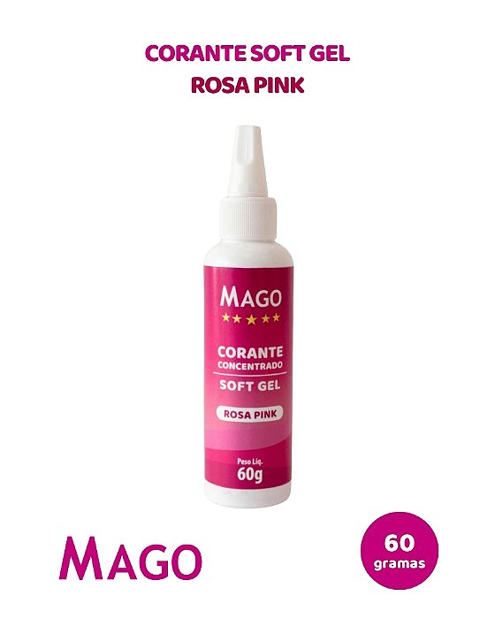 CORANTE SOFT GEL 60g ROSA PINK - MAGO