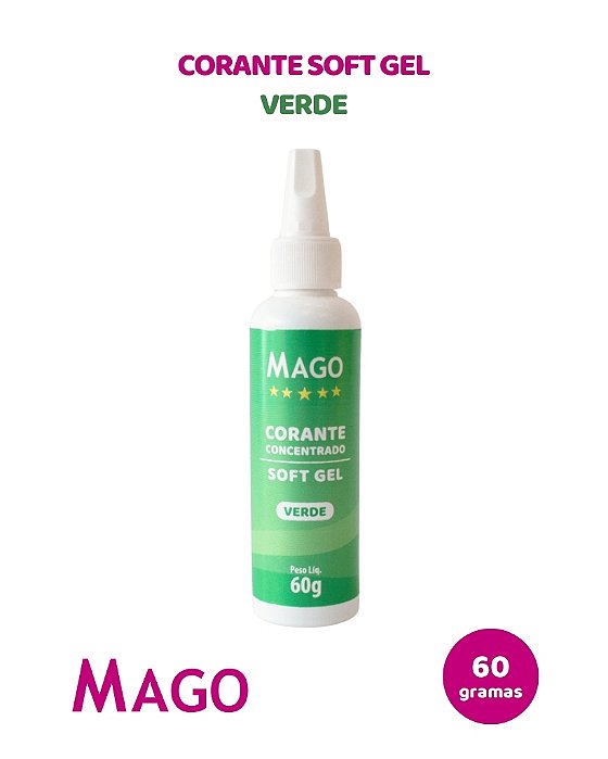 CORANTE SOFT GEL 60g VERDE - MAGO