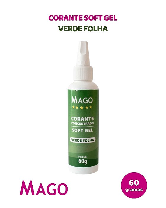 CORANTE SOFT GEL 60g VERDE FOLHA - MAGO