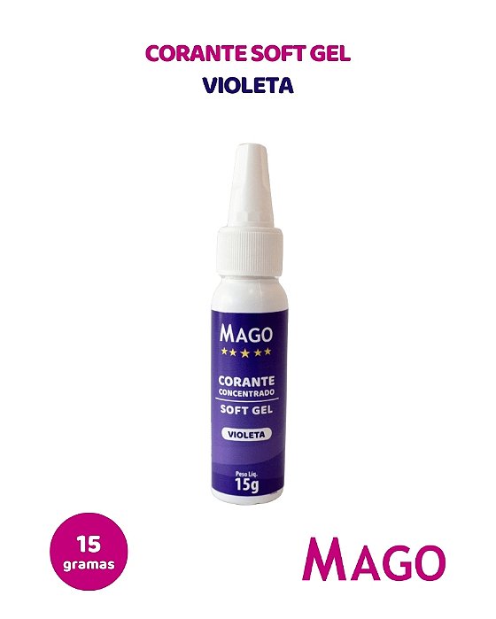 CORANTE SOFT GEL 15g VIOLETA - MAGO