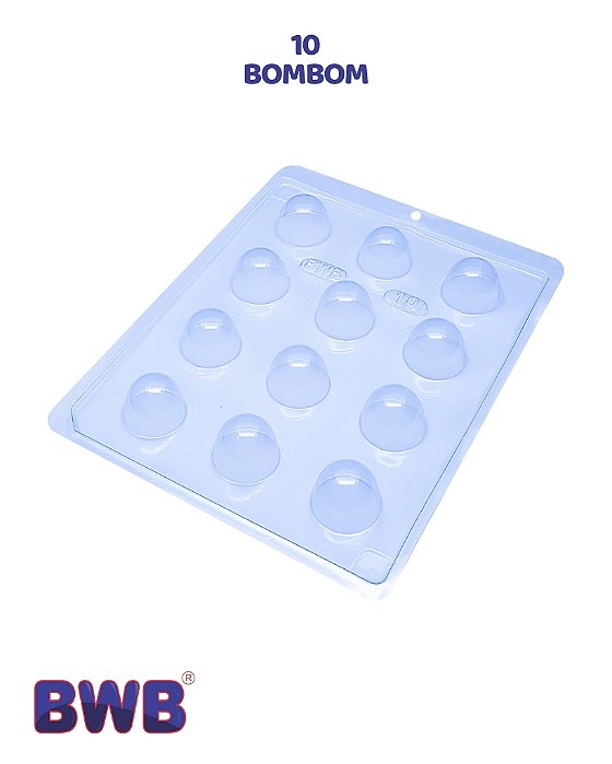 FORMA DE ACETATO SIMPLES - BOMBOM (10) - BWB (PÁSCOA)