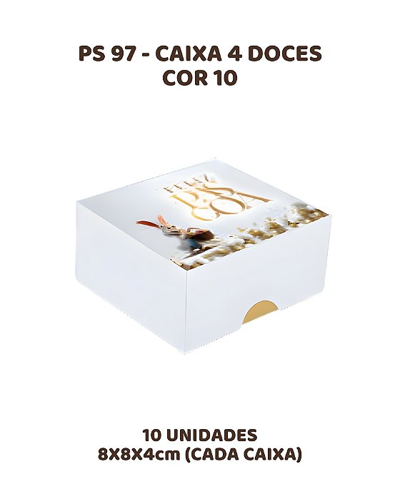 CAIXA 4 DOCES C/10UN PS97 COR 10 - MF (PÁSCOA)
