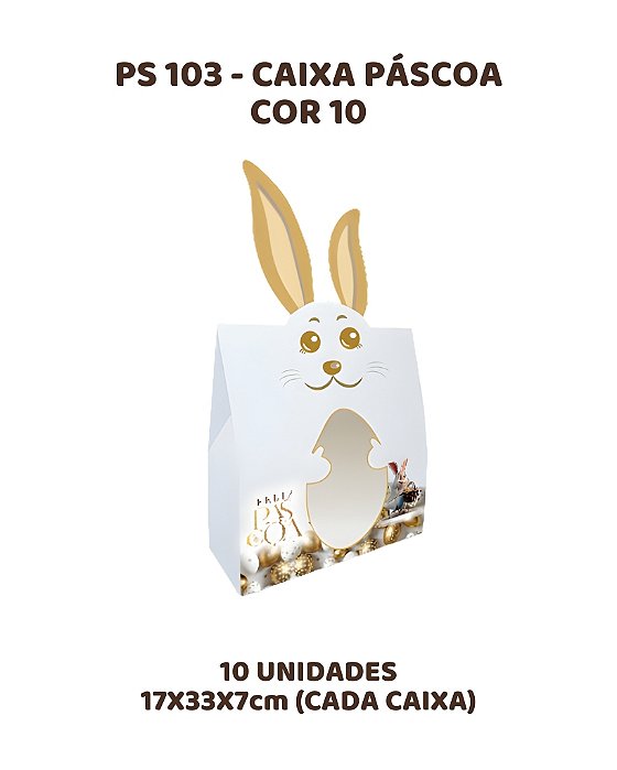 CAIXA PÁSCOA C/10UN PS103 COR 10 - MF (PÁSCOA)