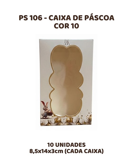 CAIXA PÁSCOA C/10UN PS106 COR 10 - MF (PÁSCOA)