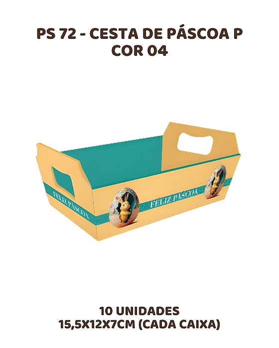 CESTA DE PÁSCOA P C/10UN PS72 COR 4 - MF (PÁSCOA