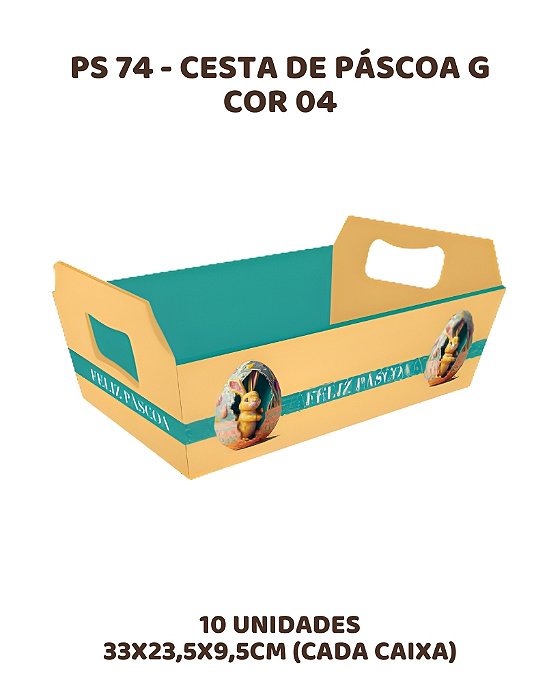 CESTA DE PÁSCOA G C/10UN PS74 COR 04 - MF (PÁSCOA)