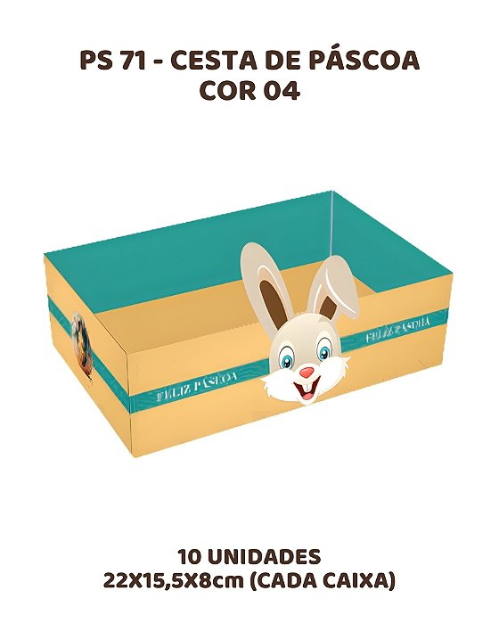 CESTA PÁSCOA C/10UN PS71 COR 4 - MF (PÁSCOA)