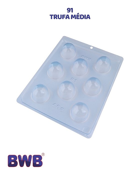 FORMA DE ACETATO SIMPLES - TRUFA MÉDIA (91) - BWB (PÁSCOA)