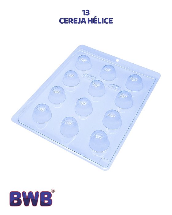 FORMA DE ACETATO SIMPLES - CEREJA HELICE (13) - BWB (PÁSCOA)