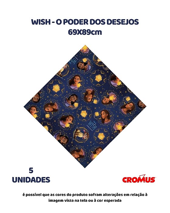 FOLHA 69X89cm WISH C/5UN – CROMUS (PÁSCOA)