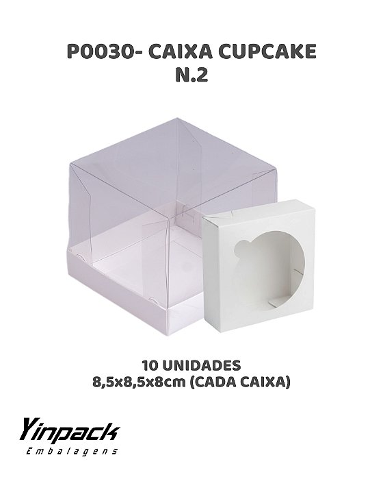 CAIXA CUPCAKE N.02 (P0030) C/10UN - YINPACK (PÁSCOA)
