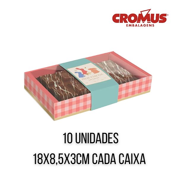 CAIXA C/10UN PARA TABLETE 300G PIC NIC - CROMUS (PÁSCOA)