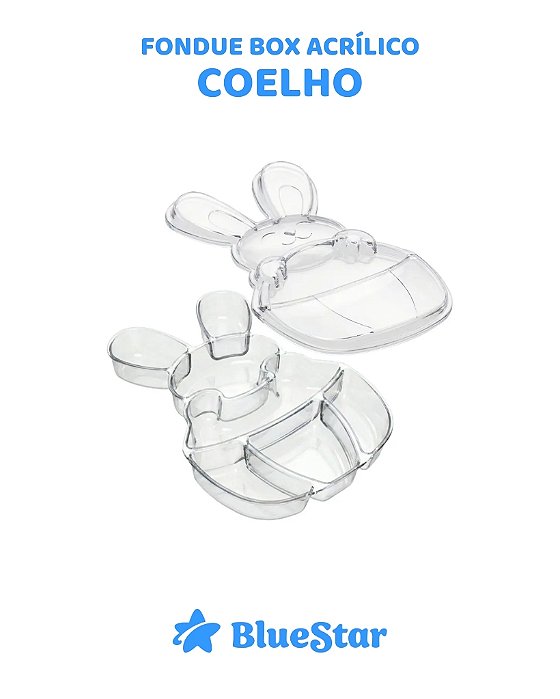 FONDUE BOX COELHO 1,3L - BLUESTAR (PÁSCOA)
