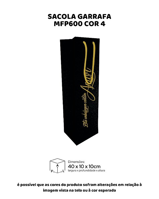 SACOLA GARRAFA C/10UN - MFP 600 COR 4 - MF EMBALAGENS (MaN)