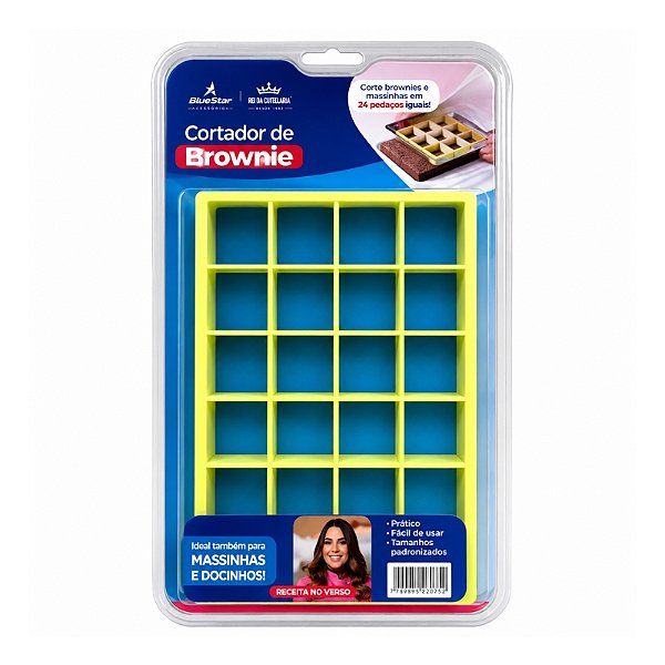 CORTADOR DE BROWNIE 3,5X3,5CM - BLUESTAR