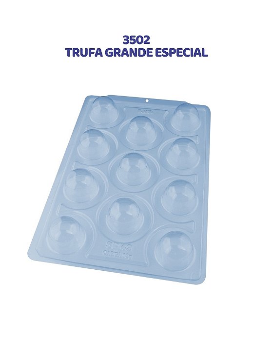 FORMA DE ACETATO 3 PARTES - TRUFA GRANDE ESPECIAL (3502)