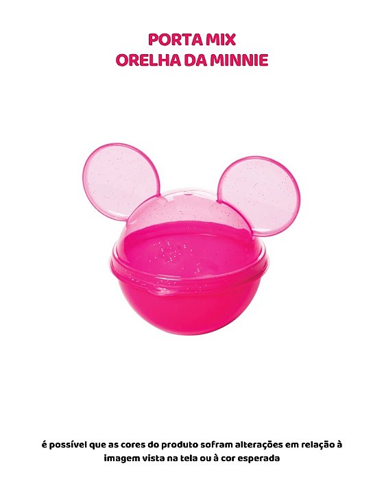 PORTA MIX ORELHA MINNIE - 220ml