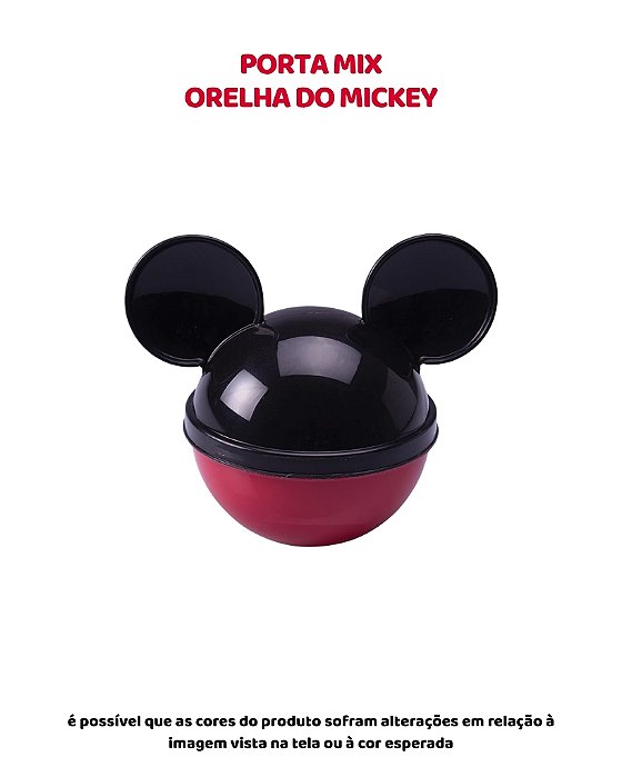 PORTA MIX ORELHA MICKEY - 220ml