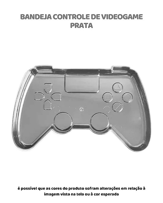 BANDEJA CONTROLE PRATA - JOYSTICK