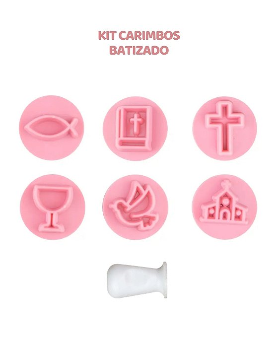 KIT CARIMBOS - BATIZADO 2cm