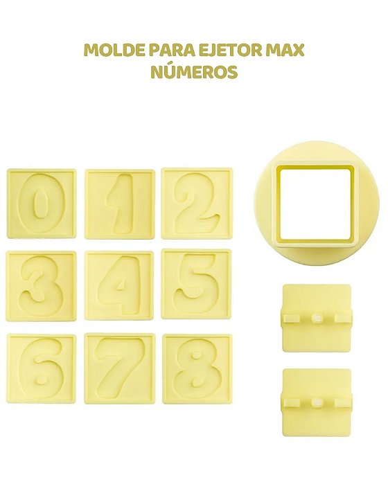 MOLDE PARA EJETOR MAX - NÚMEROS