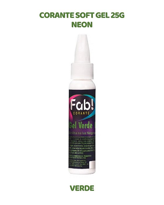 CORANTE NEON SOFTGEL 25g - VERDE