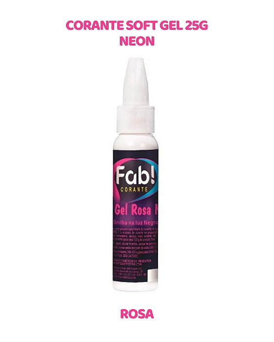 CORANTE NEON SOFTGEL 25g - ROSA