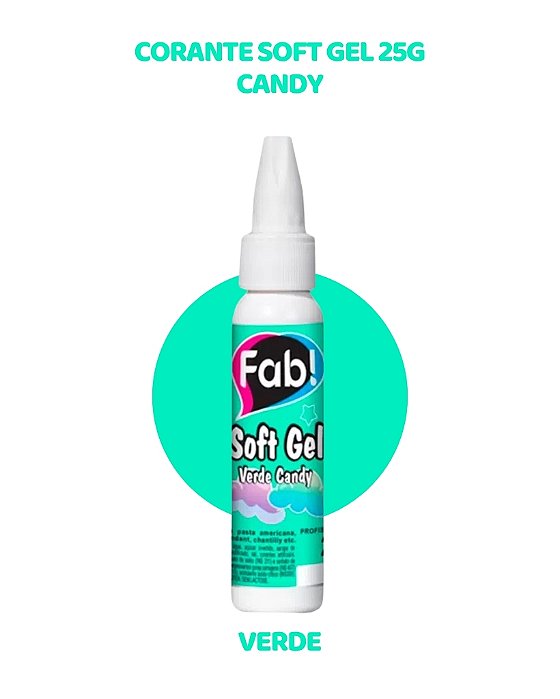 CORANTE SOFTGEL 25g CANDY - VERDE