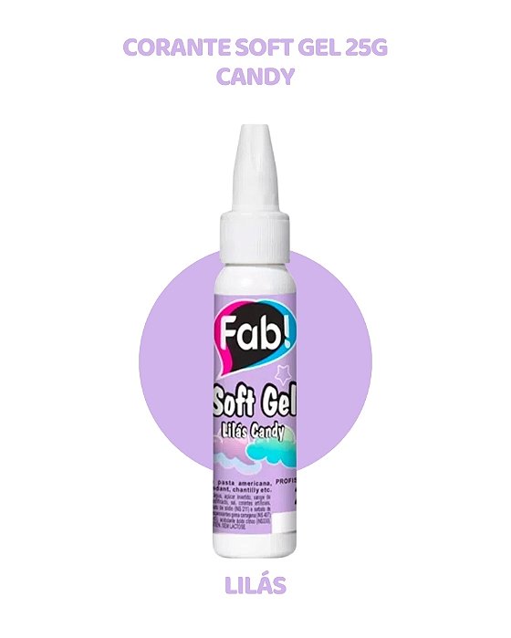 CORANTE SOFTGEL 25g CANDY - LILÁS
