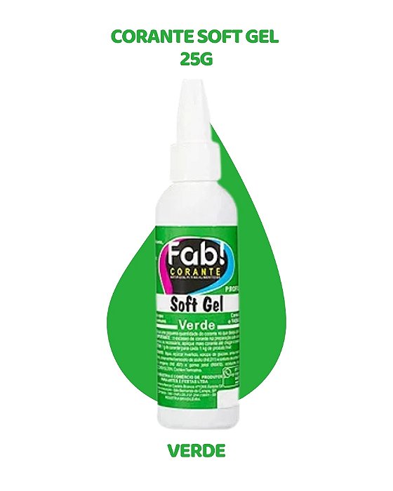CORANTE SOFTGEL 25g - VERDE