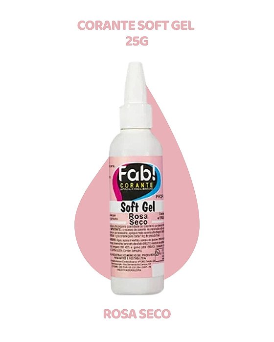 CORANTE SOFTGEL 25g - ROSA SECO