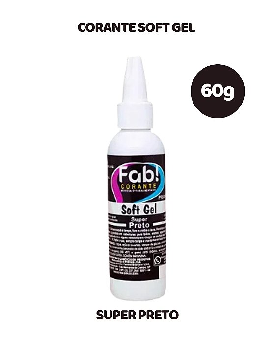 CORANTE SOFTGEL 60g - SUPER PRETO