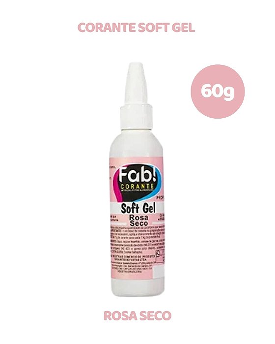 CORANTE SOFTGEL 60g - ROSA SECO