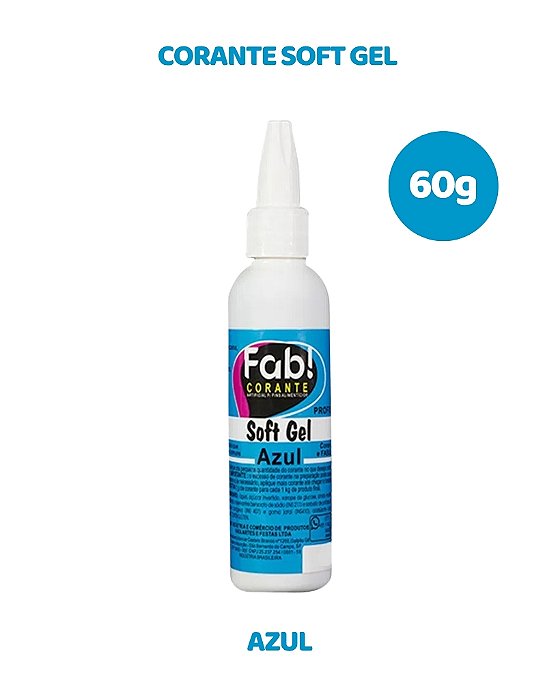 CORANTE SOFTGEL 60g - AZUL