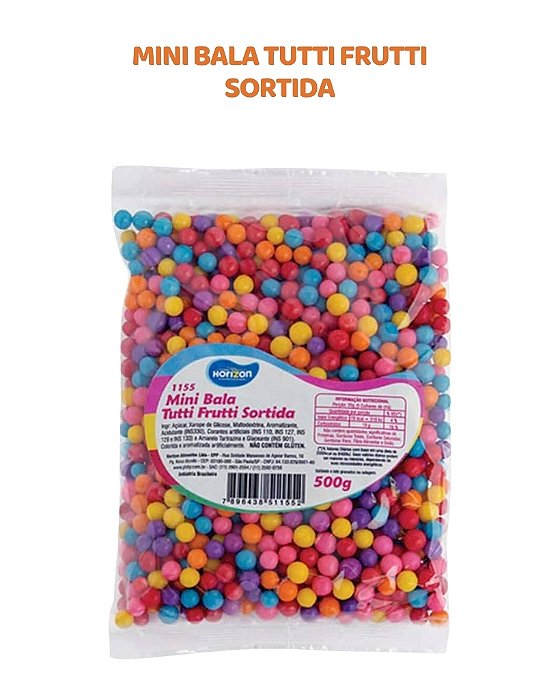 MINI BALA 500g TUTTI-FRUTTI - SORTIDO