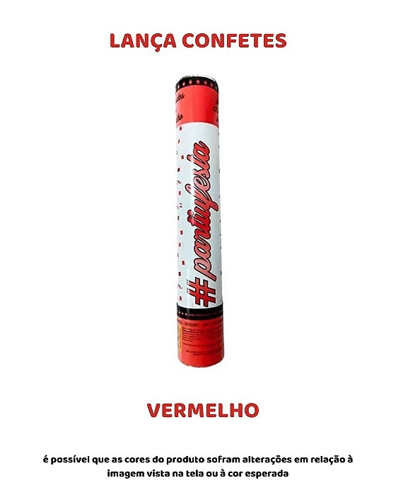 LANÇA CONFETE - VERMELHO