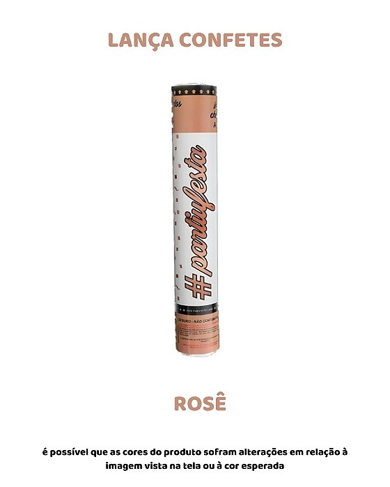 LANÇA CONFETE - ROSÊ