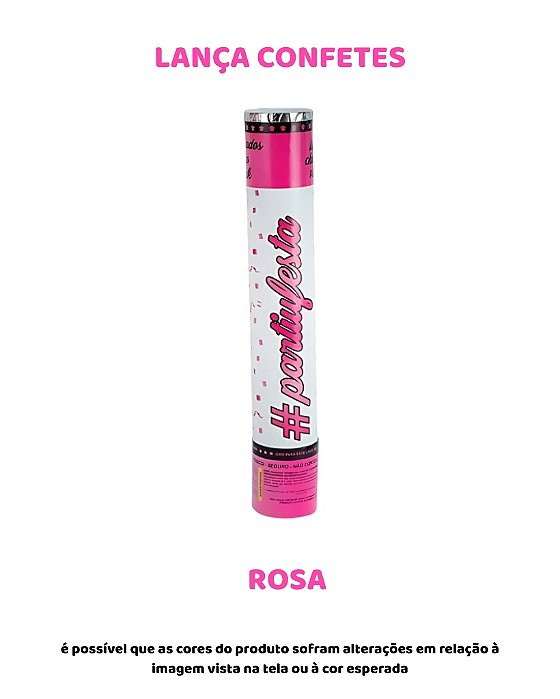 LANÇA CONFETE - ROSA