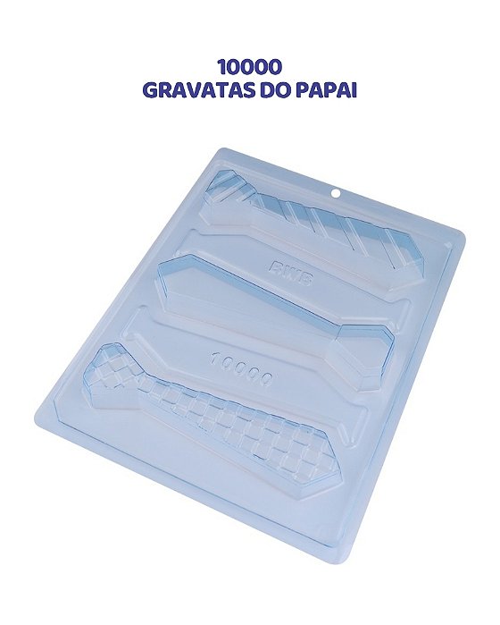 FORMA DE ACETATO 3 PARTES - GRAVATAS DO PAPAI (10000) - BWB
