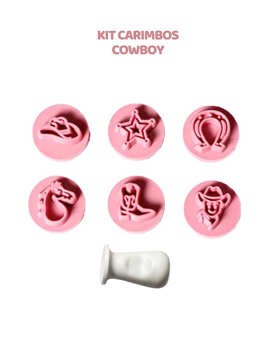 KIT CARIMBOS - COWBOY 2cm - BLUESTAR