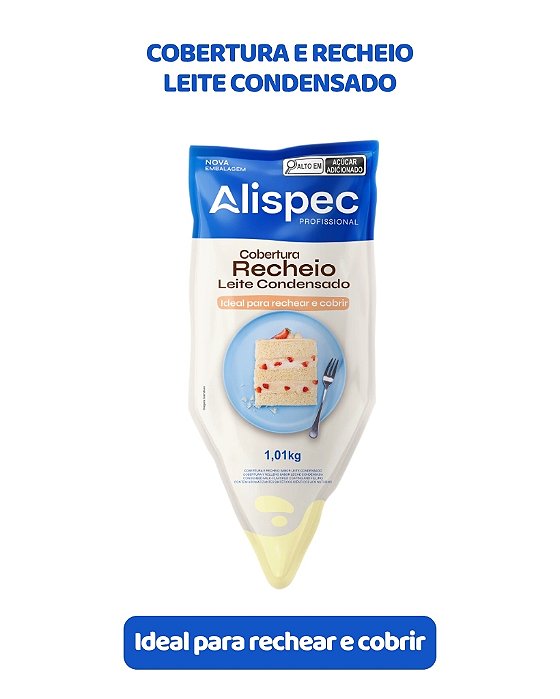 COBERTURA E RECHEIO LEITE CONDENSADO 1,01kg - ALISPEC