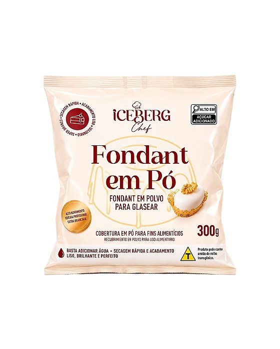 FONDANT EM PÓ 300g - ICEBERG