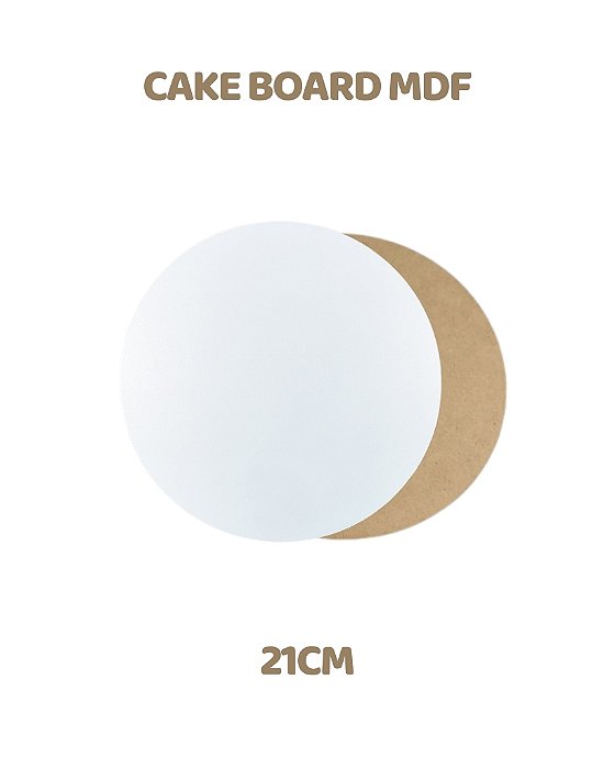 CAKE BOARD MDF - 21cm