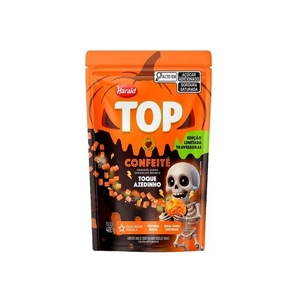 TOP CONFEITÉ HALLOWEEN TOQUE AZEDINHO 400G - HARALD