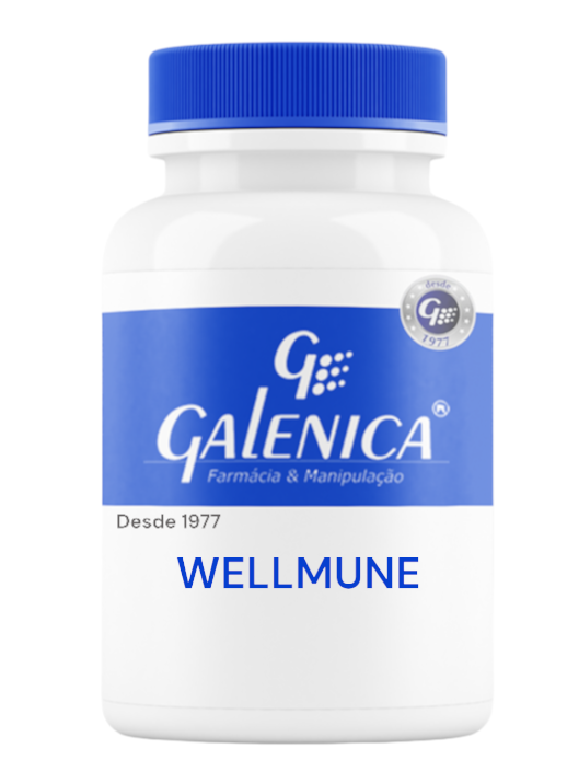 WELLMUNE (250mg- 30 cápsulas)-Melhora da Imunidade - Reduz sintomas de Gripes, Resfriados e Alergias