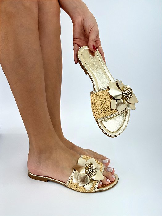 YARA - RASTEIRA TRAMADO DOURADA