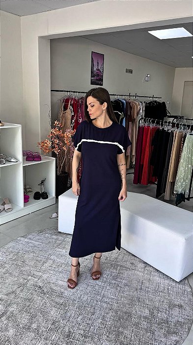 VESTIDO PRETO VISCOSE