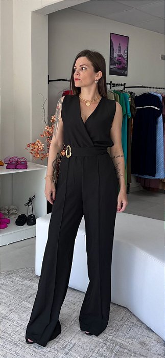 MACACÃO CALÇA PRETO