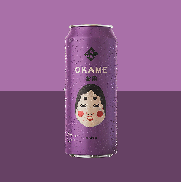 CERVEJA JAPAS OKAME - LATA 473ml