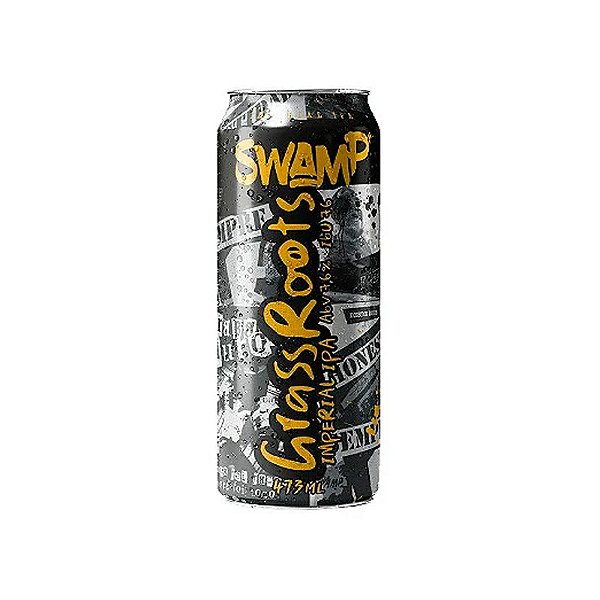 CERVEJA SWAMP GRASSROOTS DOUBLE IPA - LATA 473ml